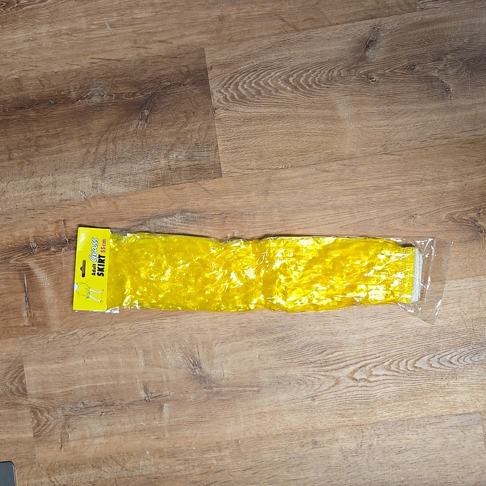 ☀️Adult Grass Skirt Yellow 55cm